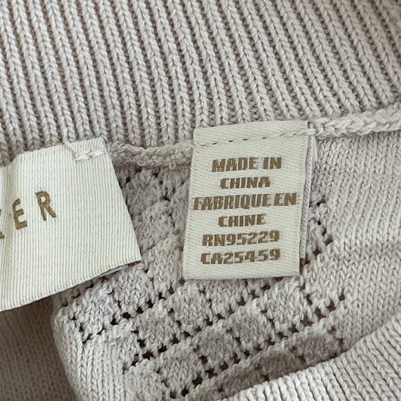 Ted Baker Azlylea Magnolia Jacquard Sweater Women’s Sz 3 US 6 (M) Blouson Sleeve - Picture 10 of 11